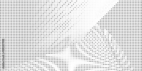 Halftone pattern with large black dots on texture