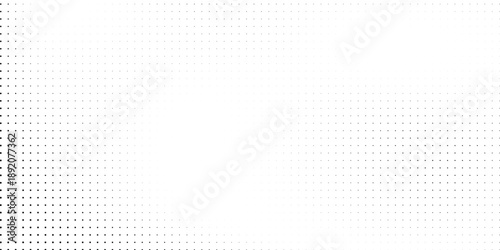 Halftone pattern with gradient effect on left side