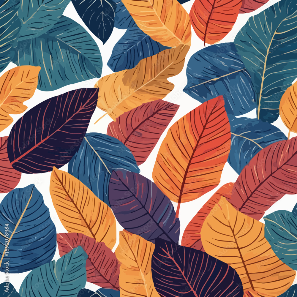 Fototapeta premium Leaf Pattern Design Very Cool