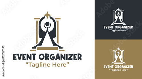 Event Organizer Logo Modern Minimalist Luxury Brand Identity.