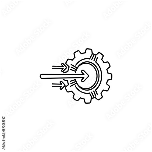 Friction Maxing Icon – Intentional UX Resistance Concept Vector