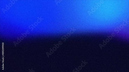 Deep Blue Abstract Gradient Fog With Film Grain