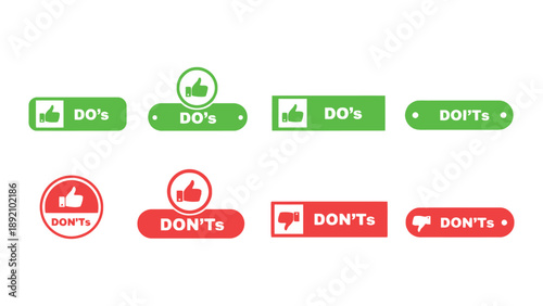 A graphic designer creating do and dont lists for a client