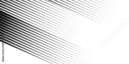 Halftone gradient. Dotted gradient, smooth dots spraying and halftones dot background seamless horizontal geometric pattern vector template set. vector