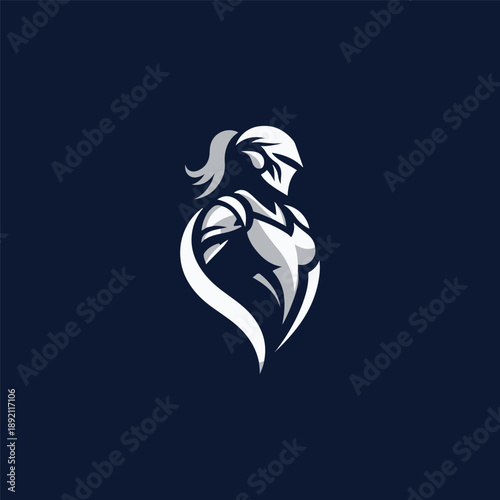 Female Knight Logo