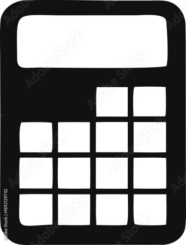 Modern calculator displaying numbers clearly