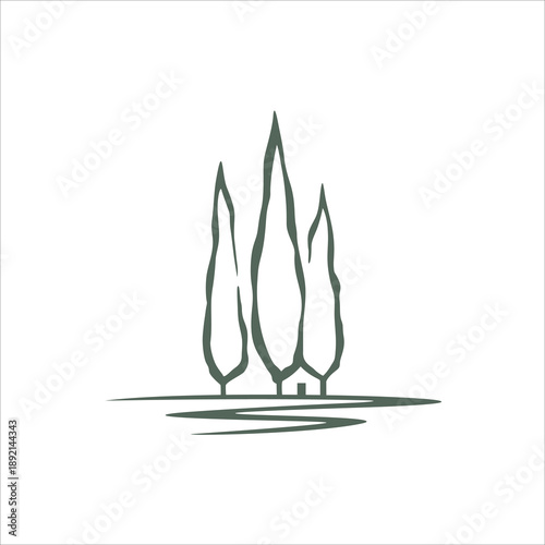 tree home logo vector