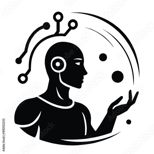 a ma body silhouette vector