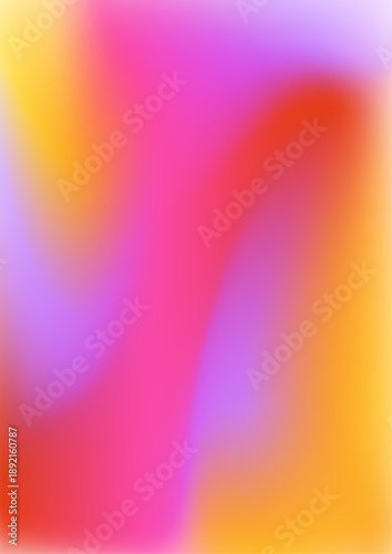 A stunning vertical abstract background with a blend of saturated pink orange and violet mesh gradients suitable for mobile app screens