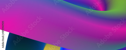 Vibrant multicolored abstract shapes and gradients