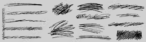 Expressive messy doodle made with pen, flowing scribble curves and gritty scratch texture, marker squiggle line, messy hand drawn style.