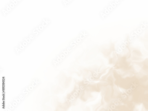 Soft beige watercolor texture background with faded corner, abstract organic paint wash, subtle gradient, png cutout