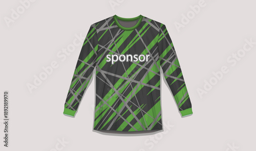 Professional Long Sleeve Soccer Jersey Design