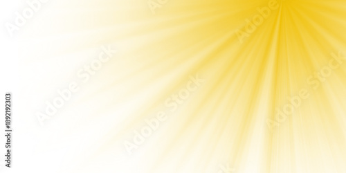 Golden Sunburst Light Rays, sunbeam, sun, sunburst, flare Abstract Corner Flare for Overlay on Transparent Background