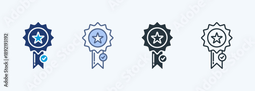 Medal Multiple Style Icon Collection