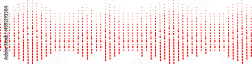 abstract digital graphic of an audio waveform