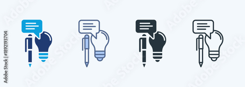 Concept Multiple Style Icon Collection