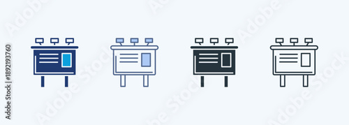 Billboard Multiple Style Icon Collection