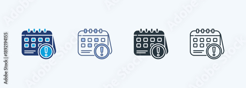 Deadline Multiple Style Icon Collection