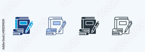 Workbook Multiple Style Icon Collection