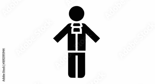Person wearing a life vest icon.