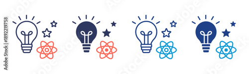 Innovation Consistent and versatile vector icons illustrating essential concepts in various styles