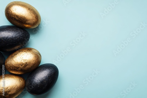 Golden and Black Easter Eggs