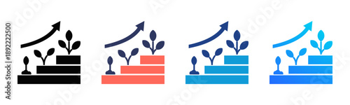 Evolution Consistent and versatile vector icons illustrating essential concepts in various styles