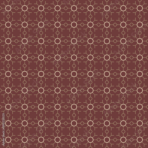 ; Ethnic Geometric Seamless Pattern inspired by Traditional textile weaving and folk motifs. Featuring repeating diamond, stripe, zigzag, and grid elements with handcrafted texture and earthy tones. 