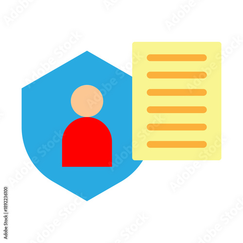 Creative Rights Vector Flat Icon Design