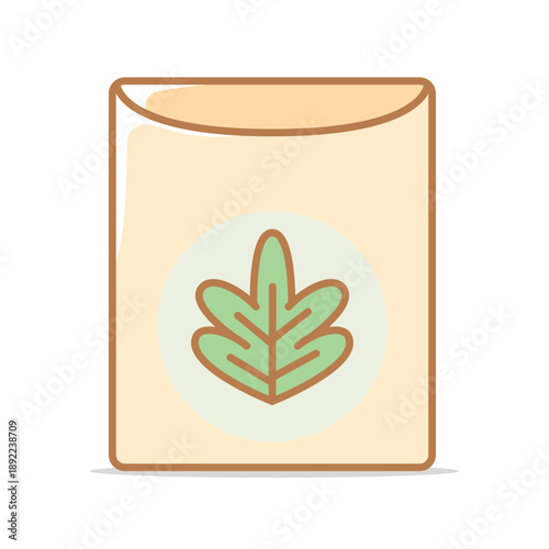 Cute Kawaii Seed Packet Vector Pastel Colored Flat Style Gardening Illustration, Hand Drawn Cartoon Plant Seed Package Icon for Farming, Kids Design, Planting Season, and Cute Nature Theme