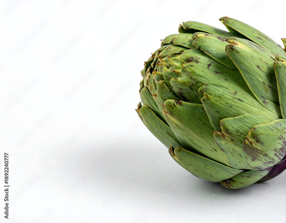 Obraz premium Fresh artichoke on white background (1)