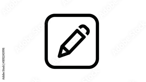 Pencil icon symbol