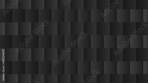 Black square fractal noise looping animation with subtle mirrored motion background