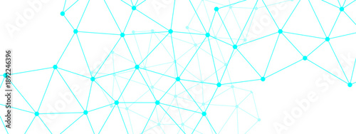 Blue abstract geometric background with a seamless vector network of lines and triangle shapes for a modern technology and business connection wallpaper design