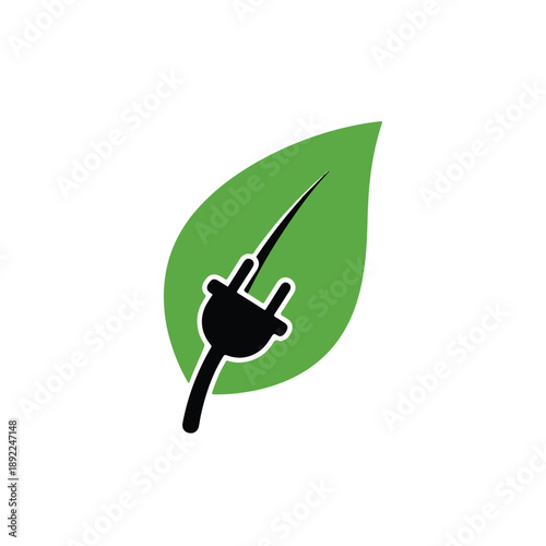 Electric Plug and Leaf Concept