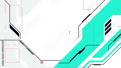 Abstract sci-fi background with cyberpunk style design