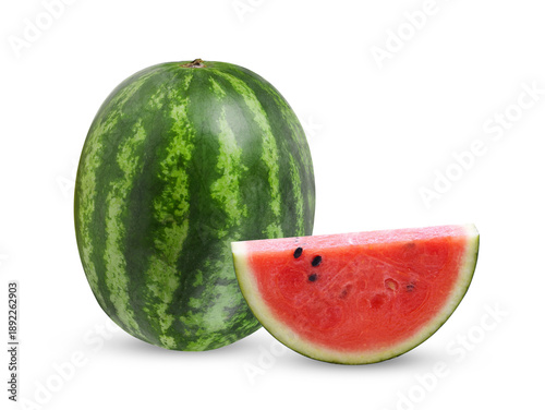  watermelon isolated on transparent png