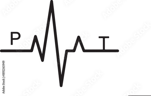 Minimalist flat design illustration of a single red apple with a subtle leaf, isolated on a clean white background.