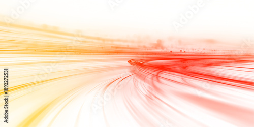 Bright orange streaks race forward with subtle glowing reflections. Their neon glow emphasizes acceleration and energy. A striking linear accent for digital compositions. PNG
