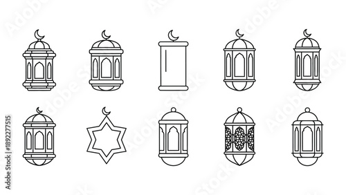 Decorative Lanterns: A collection of intricately designed lanterns with a touch of elegance and artistic flair, perfect for adding a sense of warmth and enchantment to any setting.