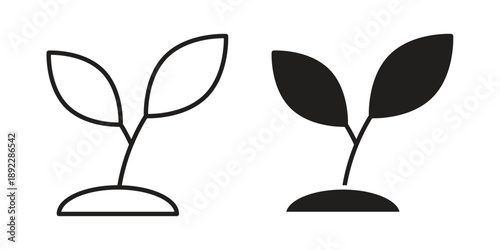Environment icon symbol design template. Vector 10 eps.