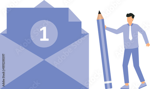 Social media promotion and sending advertising emails, offering sales and discounts concept
