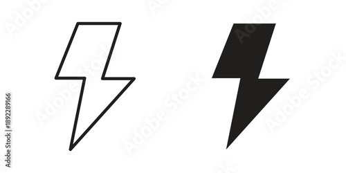 flash icon symbol design template. Vector 10 eps.