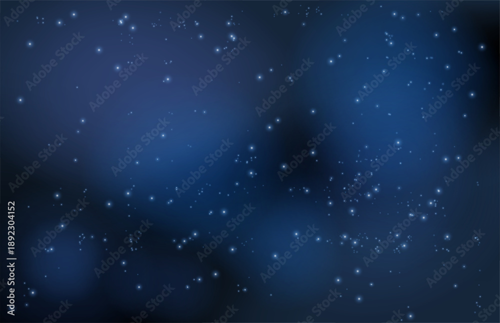 Obraz premium A night sky with stars background illustration design 