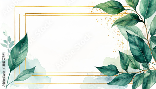 Abstract Watercolor Blue and Green Speech Bubble Background Texture Isolated on White