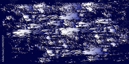 Dark blue abstract background. This image includes a blue and white tone effect. Vector illustration of a blue and white brush texture background.