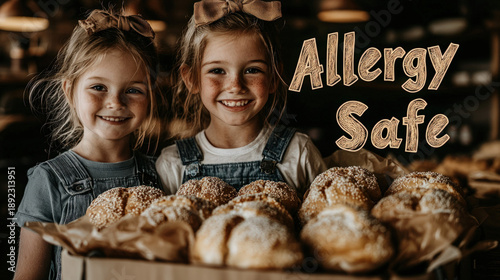 "Allergy Safe" text on a ch...