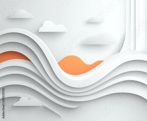 White abstract background