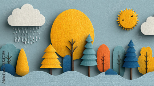 Weather background showing ...